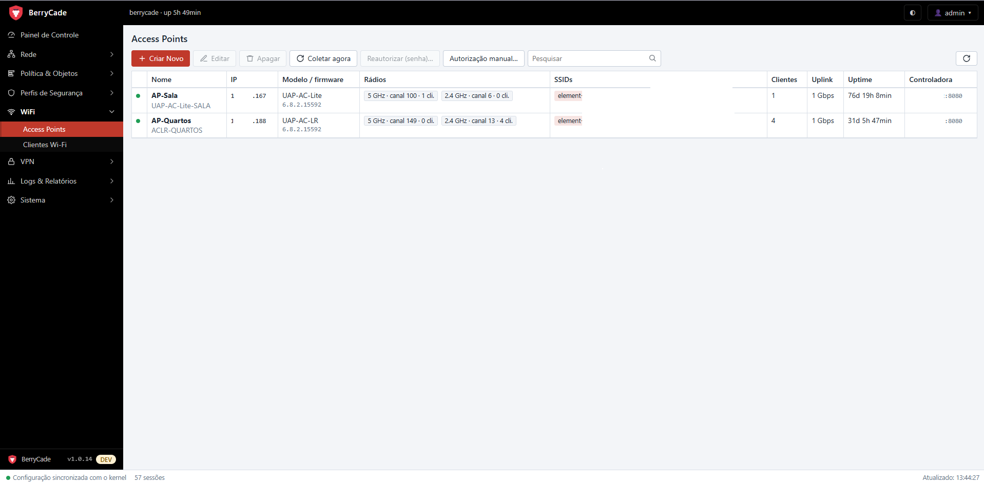 WiFi › Access Points