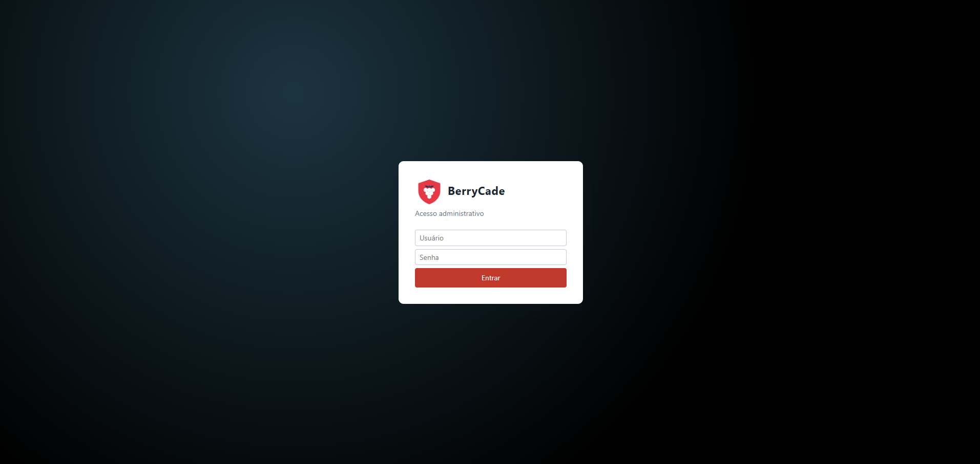 Tela de login